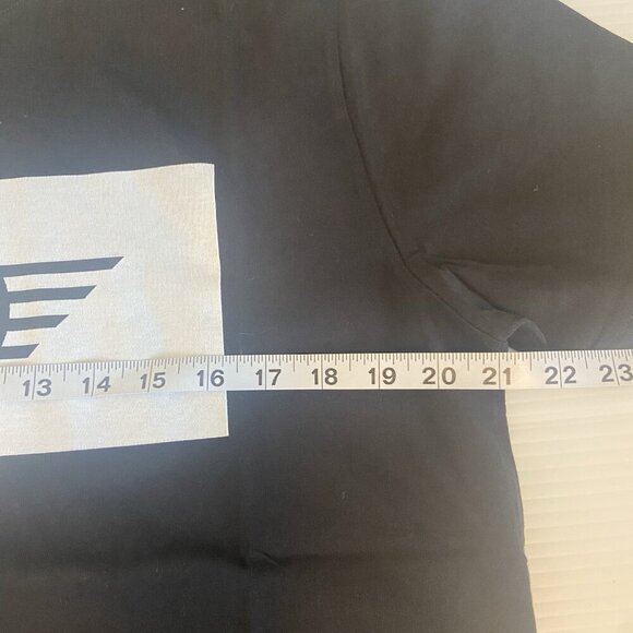 Mini Cooper T Shirt Mens Large Black White Spellout Logo NWT Auto BMW Genuine - Picture 8 of 9